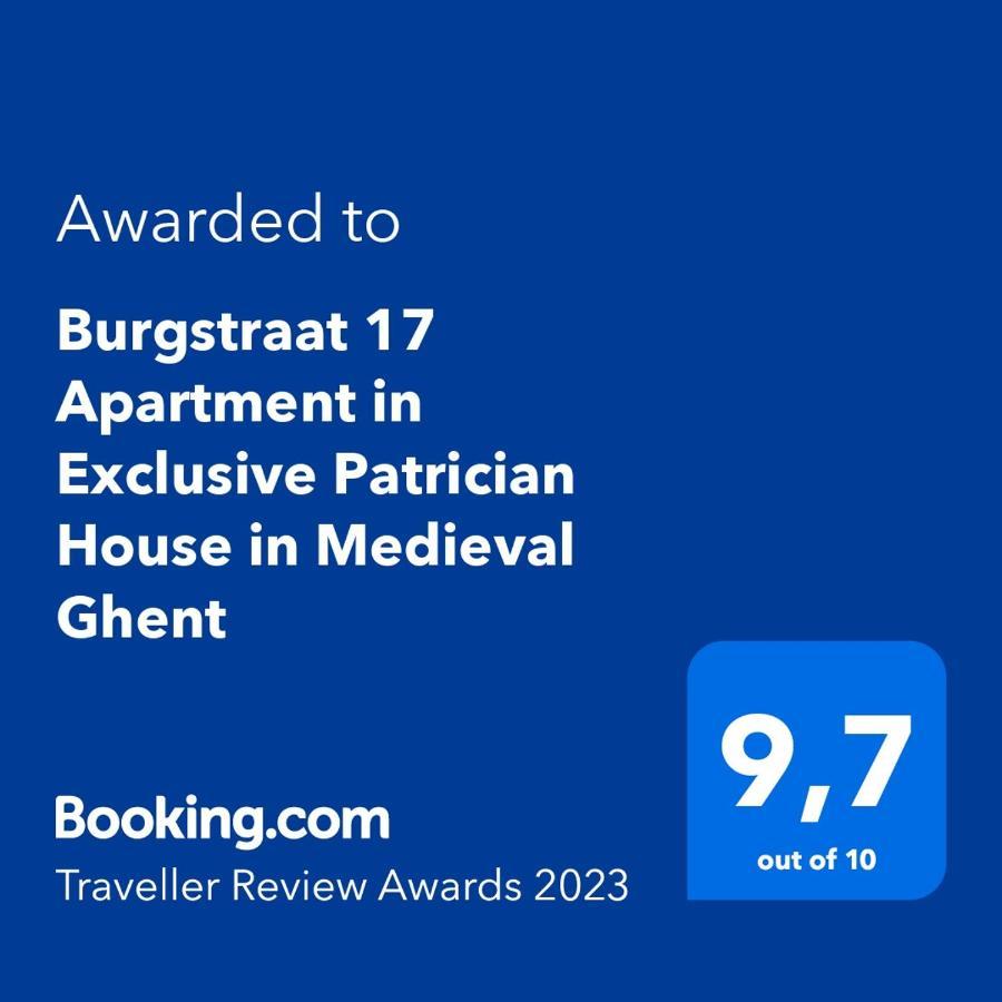 Burgstraat 17 Apartment In Exclusive Patrician House In Medieval Gent Ngoại thất bức ảnh
